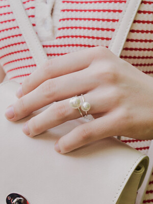 One Point Pearl Ring[SV925]