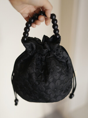 poppy bucket bag _ PETIT _ nuevo black