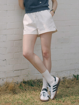 Daily cotton banding short pants_Ivory