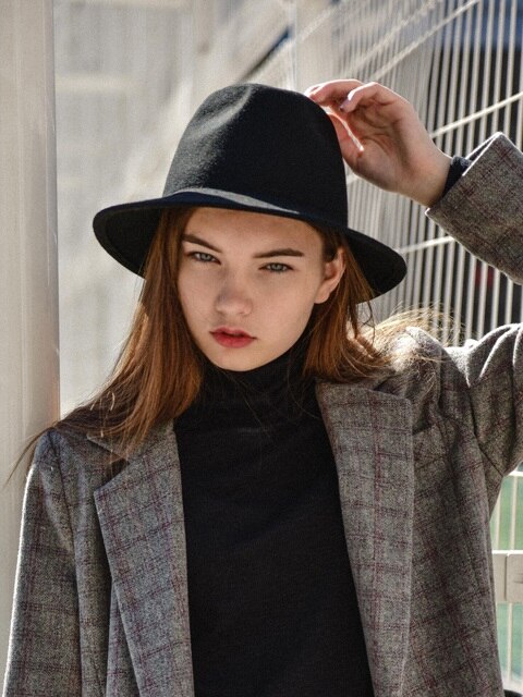 Milano Wool Fedora Hat (Black)