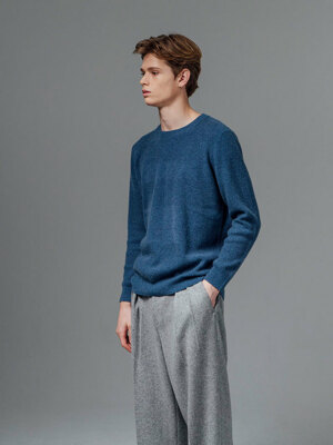 cashmere pullover_blue