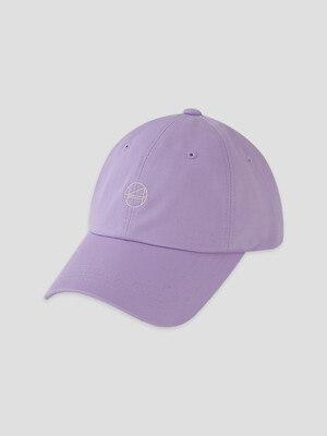 BASEBALL CAP WITH EMBROIDERED LOGO (LAVENDER)