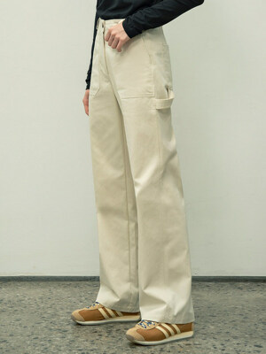 SIPT7057 carpenter pants_Cream