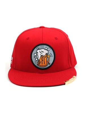 Beer or Die Snapback Cap(Red/Black)