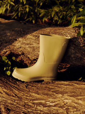 Mid Rubber Boots [2colors]