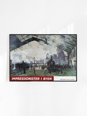 [클로드 모네] Impressionists In The City (액자 포함) 70 x 100 cm