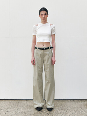 RTR DIVIDED WIDE TROUSERS_2COLORS
