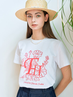 FLOWER LOGO T-SHIRT (WHITE)