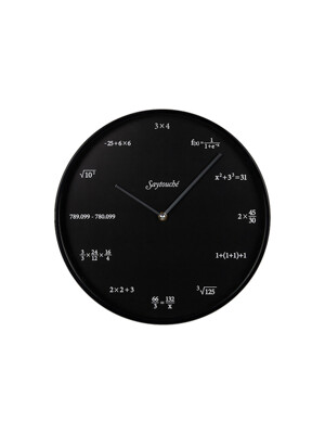 Quiz Wall Clock (Black)