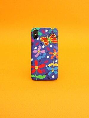 SUN CASE GRAPHIC FLOWER BLUE