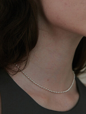 [925 silver] Un.silver.150 / mini corde necklace