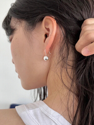 [silver925] ball hook earring