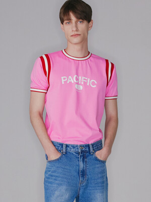 UNISEX, Pacific Line T-Shirt / Pink