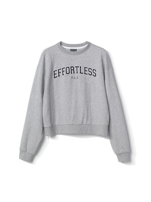 FLC Edw Cropped Sweatshirts_GRAY