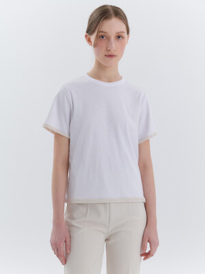Double Layered T-shirt (White)