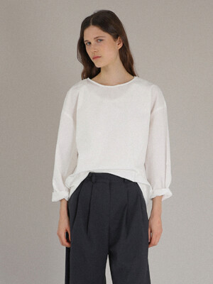 Line blouse_ivory