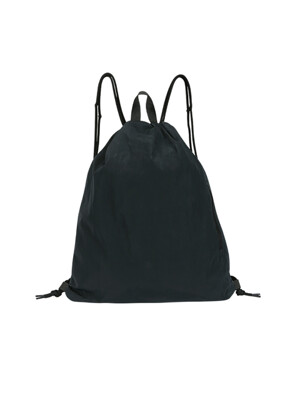 Recycle String Backpack (BLACK)