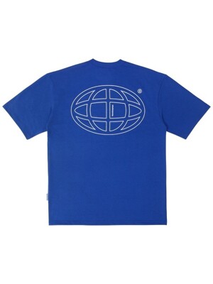 플래닛 그래픽 티셔츠 (블루)