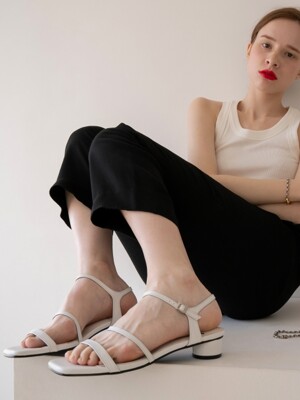 Meringue sandals 3cm / YY9S-S29 White