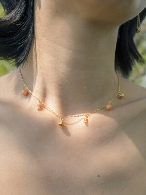 Oriental sunlight necklace (925 silver)