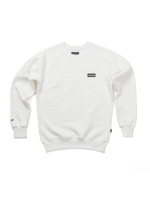 Square Logo Crewneck - White