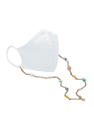 Multicolor Beads Mask Strap