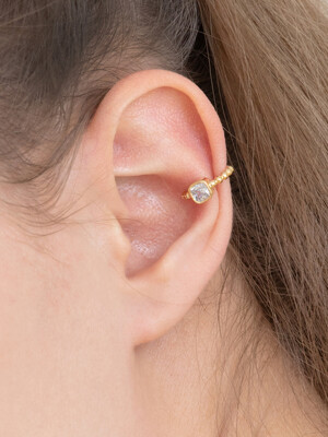 gemstone earcuff