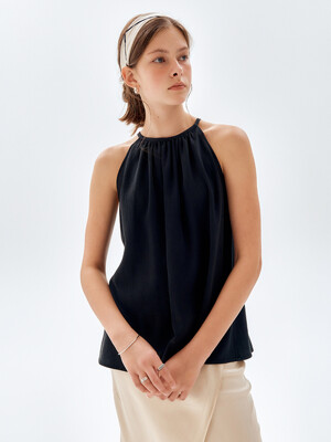 Wrinkle Sleeveless Top_2color
