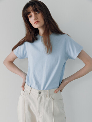 Essential Cotton T-shirt(Short sleeves) (5 Colors)-