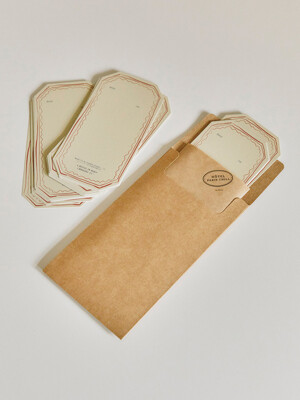 Memo Card (Vintage Red)