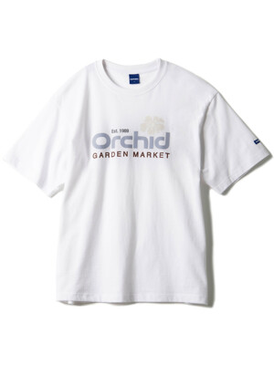 ORCHID TEE (WHITE)