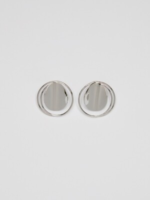 Full Moon Earrings_Silver