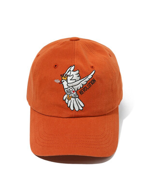 Peace and Love Bird Cap Orange