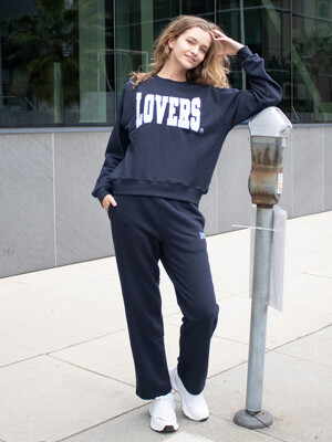 LOVERS Two-Way Sweat Pants(러버스)_NAVY