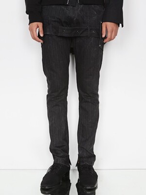 TUNNEL BELTED STRAIGHT JEAN