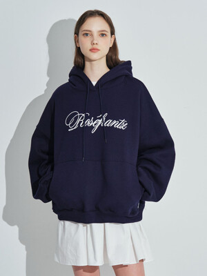 Mare Embroidery Hoodie [Navy]