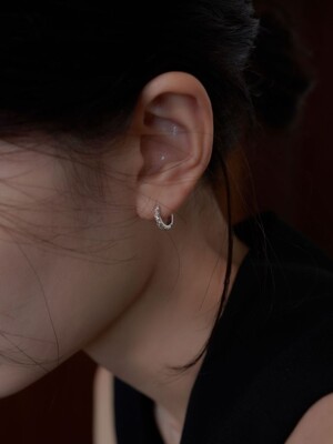 Basic Cubic Ring Earring