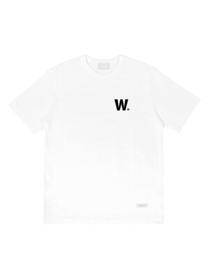 W 로고 티셔츠 (화이트)
