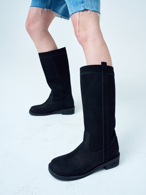 Homs long boots(Black)