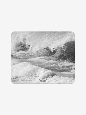 gray wave mouse pad