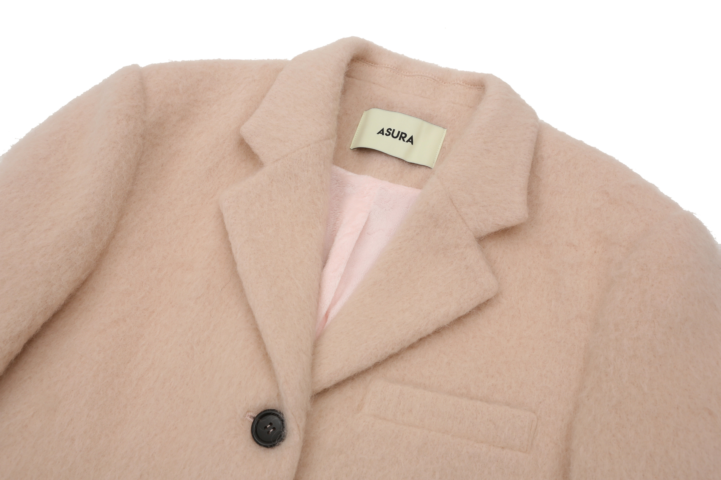 아수라]MOHAIR WOOL JACKET (PINK)