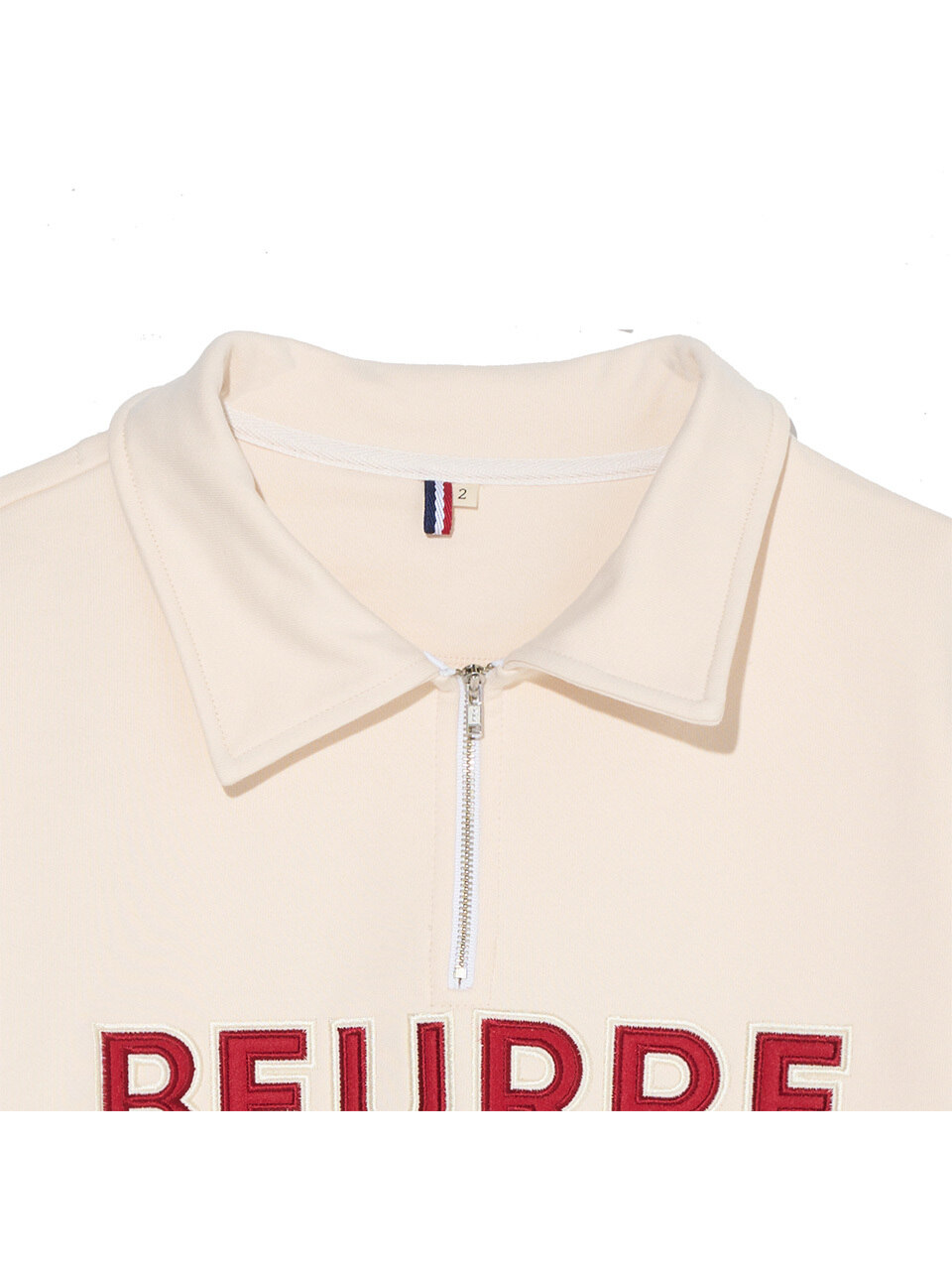 [마니에]ep.7 BEURRE BEURRE half-zip (ECRU) [W CONCEPT]
