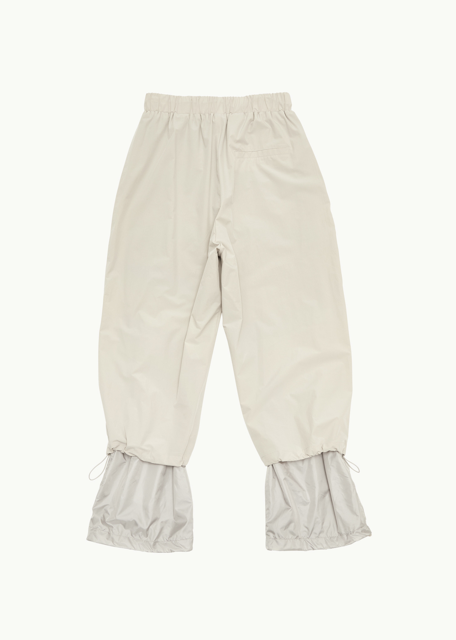 AMOMENTO DRAWSTRING LAYERED BDG PANTS（Black Drawstring