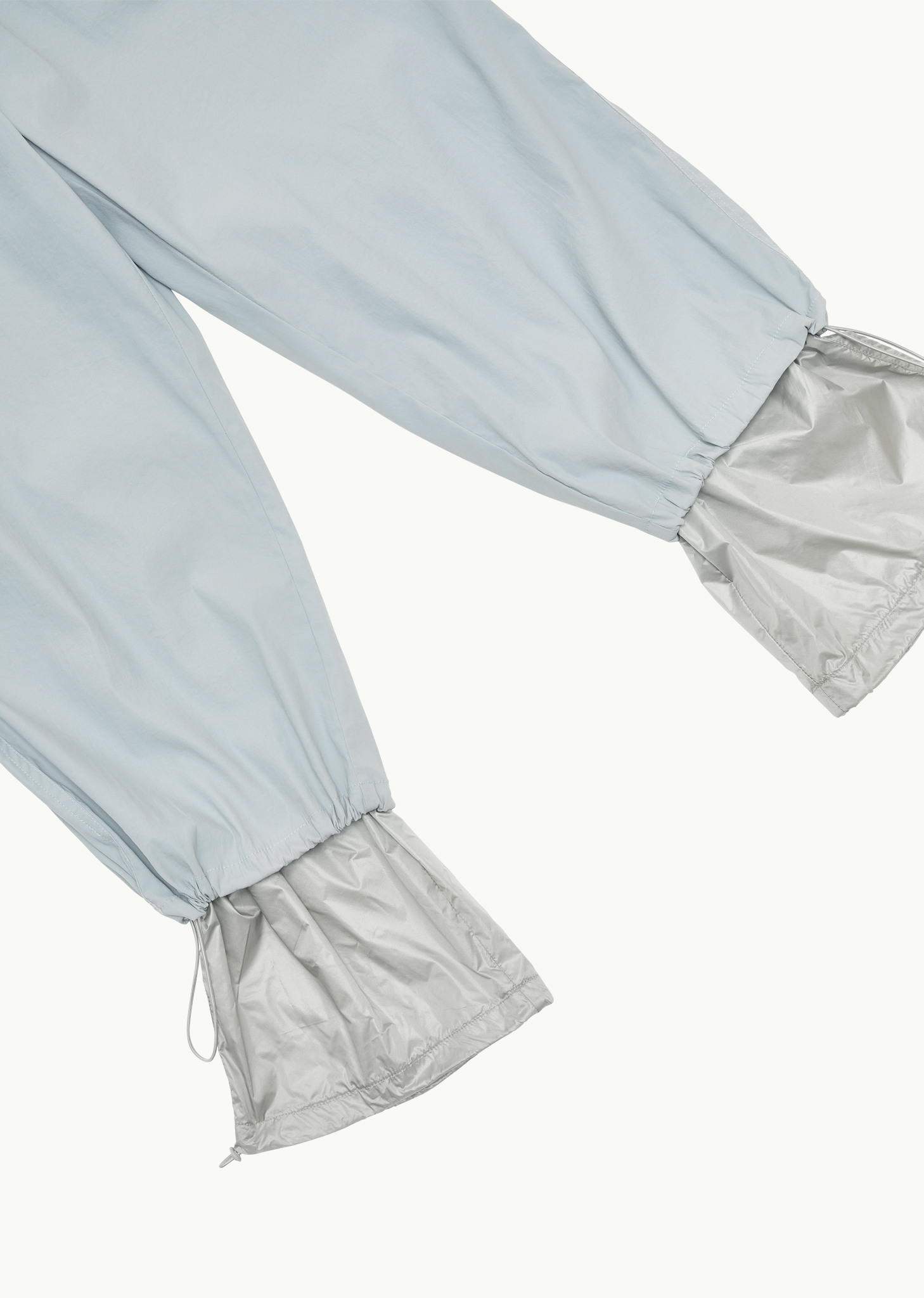 パンツ amomento | DRAWSTRING LAYERED PANTS AMOMENTO-Black-Drawstring-