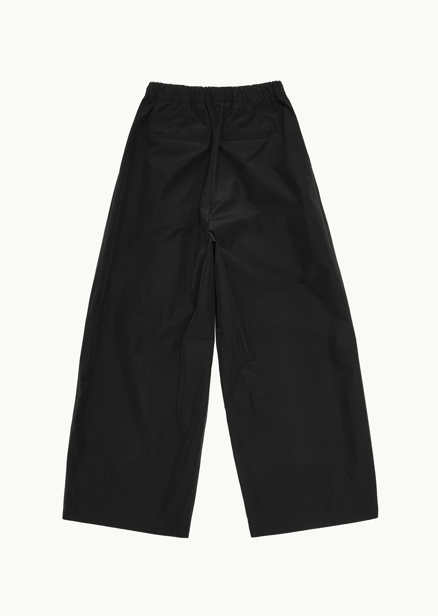 아모멘토]THREE TUCK BANDING PANTS (BLACK)