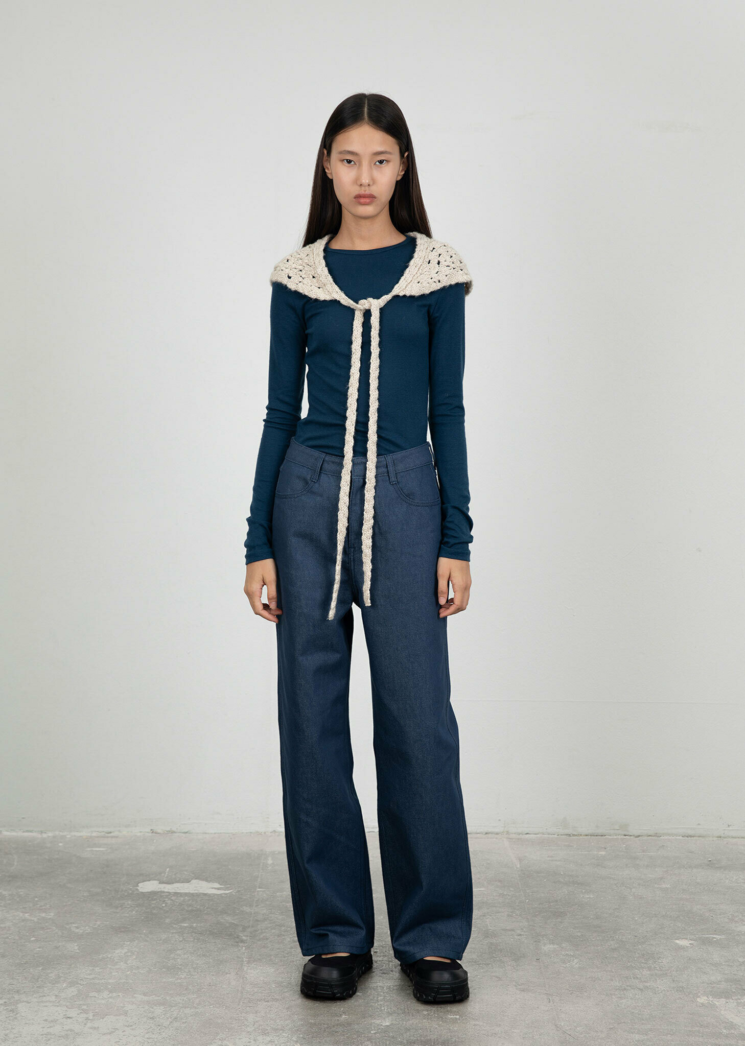 아모멘토]COLORED STRAIGHT FIT DENIM (2 COLORS)