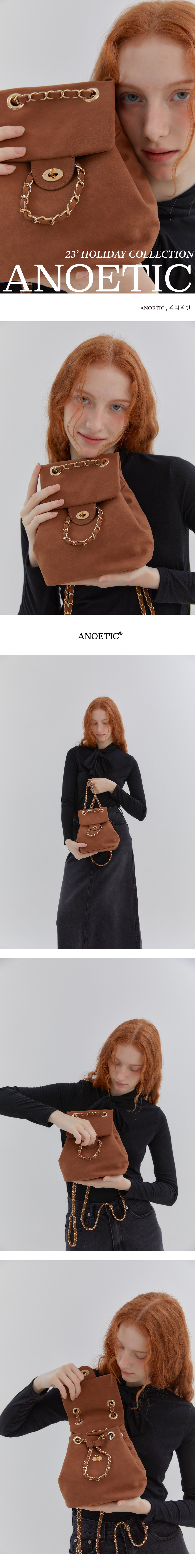 ★ANOETIC★ ANC CLASSIC BACKPACKSUEDE CARAMEL m1037_1140583 Designer fashion, Seoul-fully created | W Concept