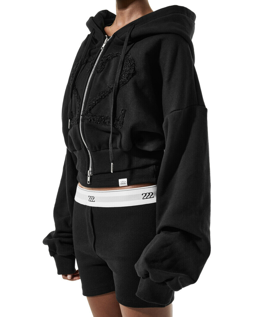 이투둘(222) HOODIE 002 (BLACK) - 사이즈 & 후기 | 무신사