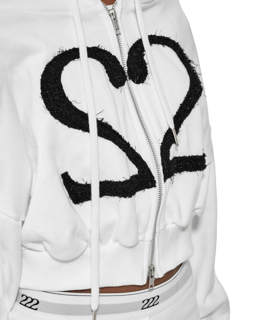 222 】 【 2twodul 】hoodie 002 (black) 【公式通販】