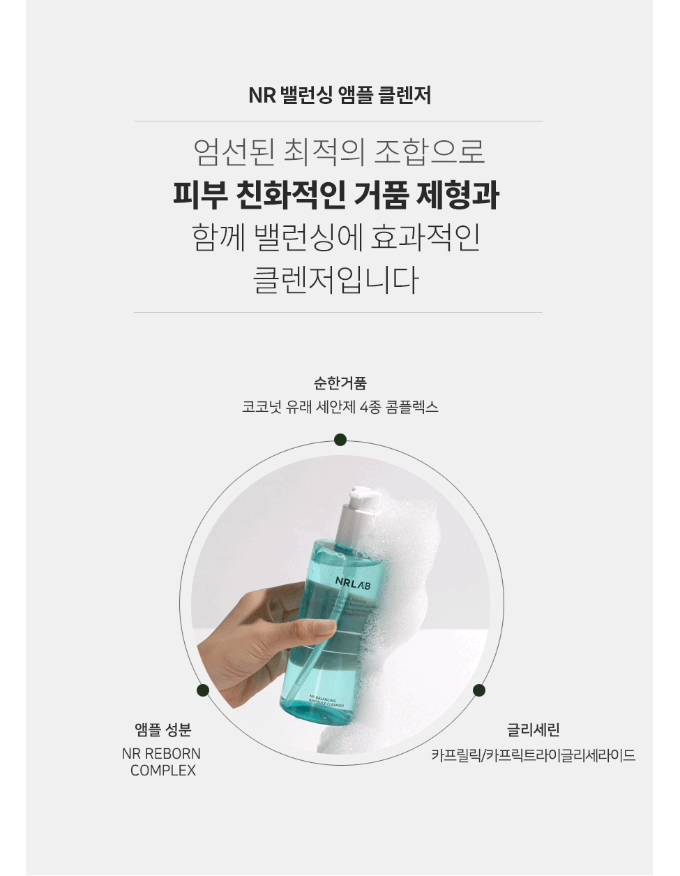 [엔알랩]엔알 밸런싱 앰플 클렌저 [W CONCEPT]